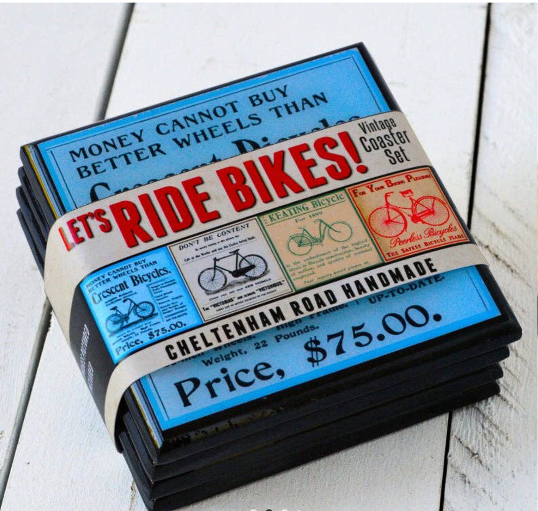 Vintage Bicycle Coasters
